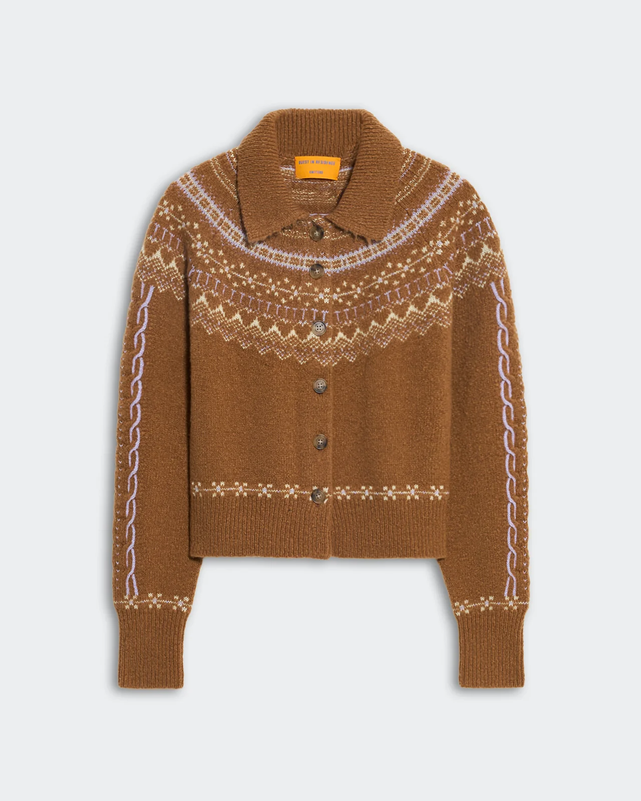 Cloud Chalet Cardigan - Almond Combo