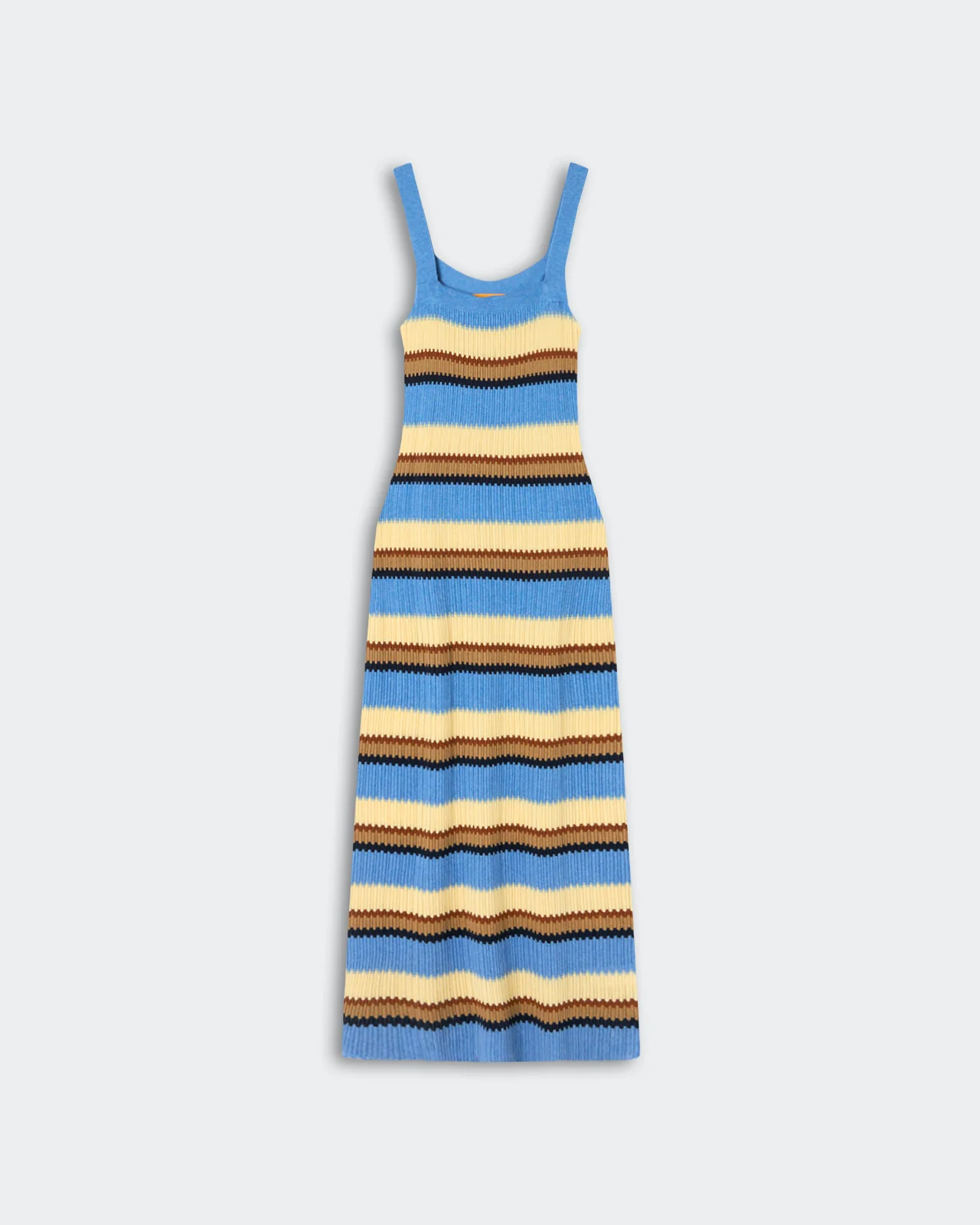 Palazzo Dress - Delft Blue Combo