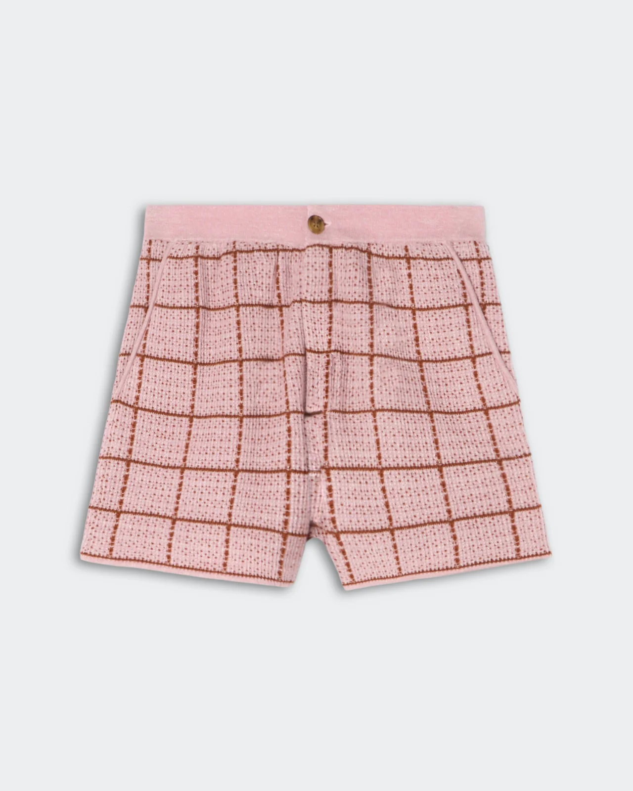 Plaid Short - Sprinkle/Burnt Sienna