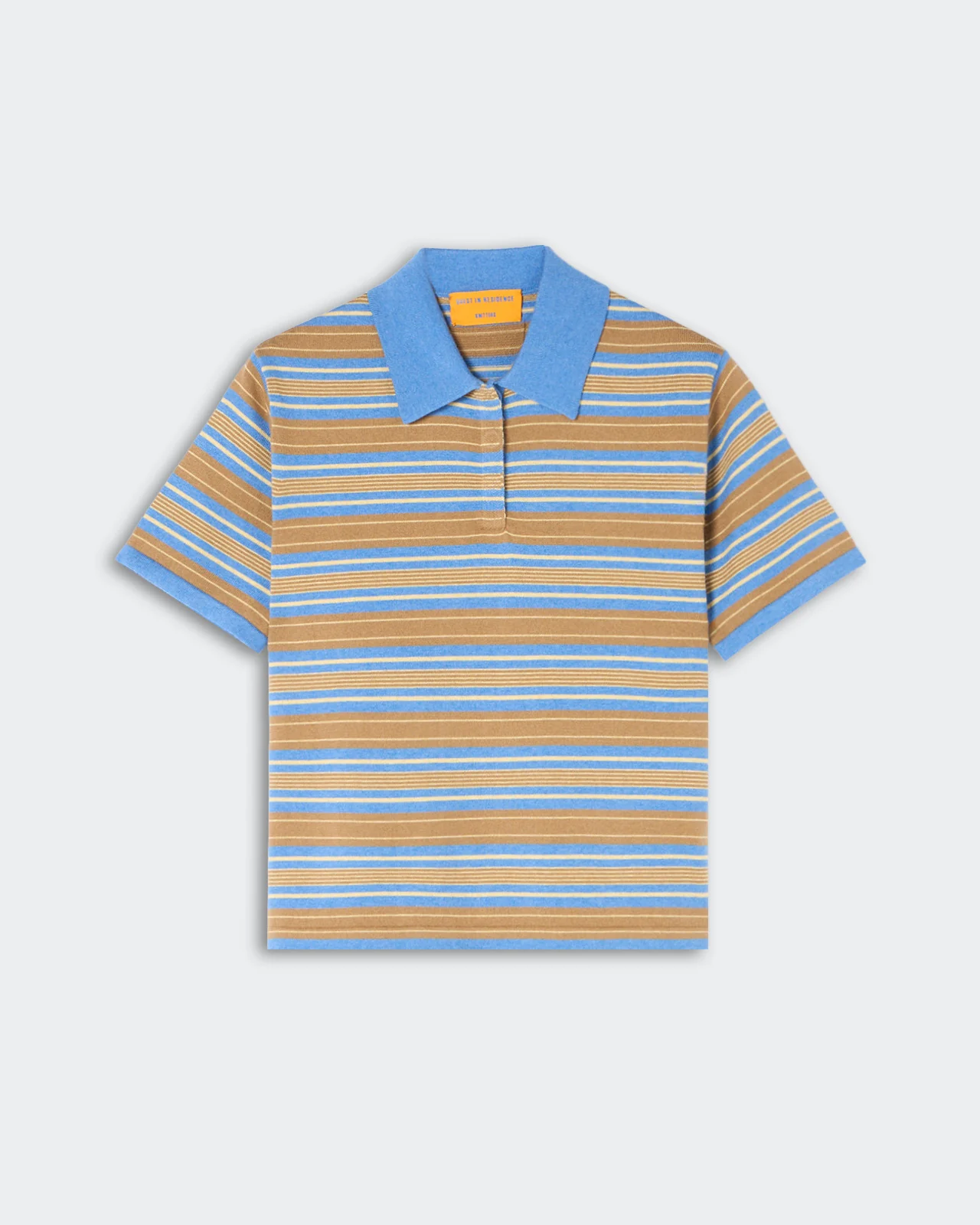 Short Sleeve Stripe Rugby - Delft Blue Combo