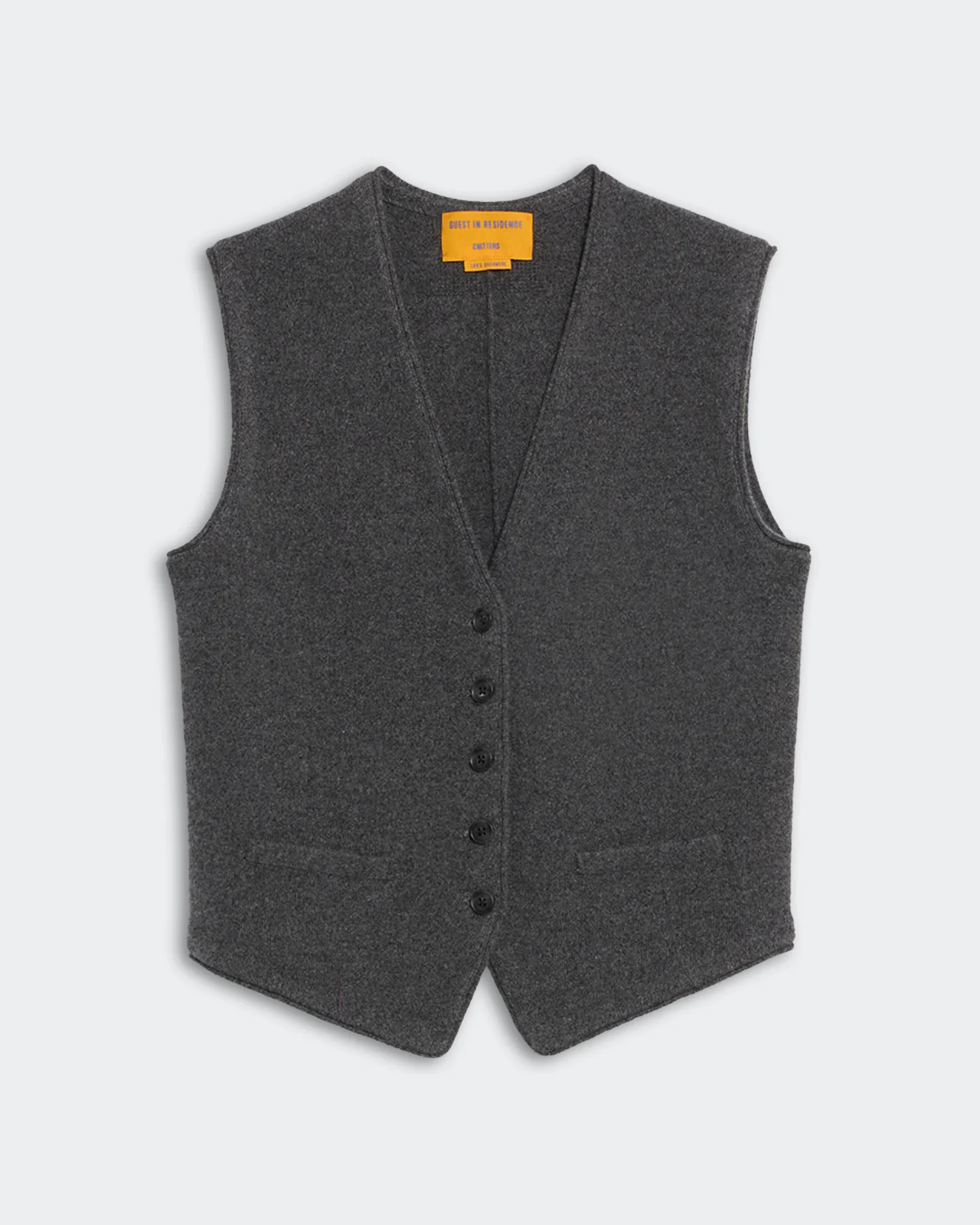 Tailored Vest - Charcoal