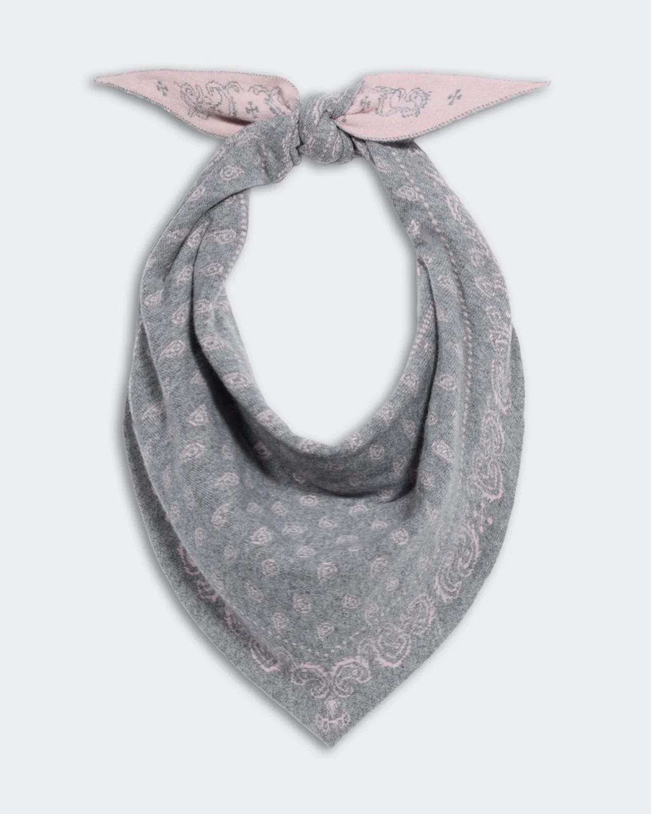 The Wild Rag - Heather Grey/Powder Pink