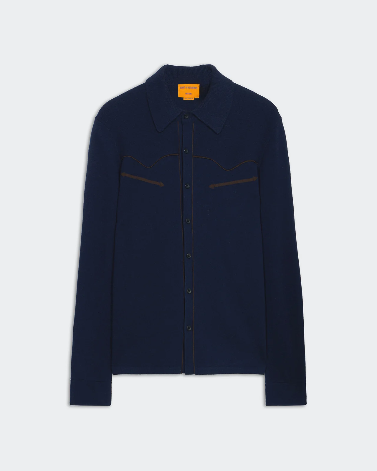 Western Button Up Shirt - Midnight